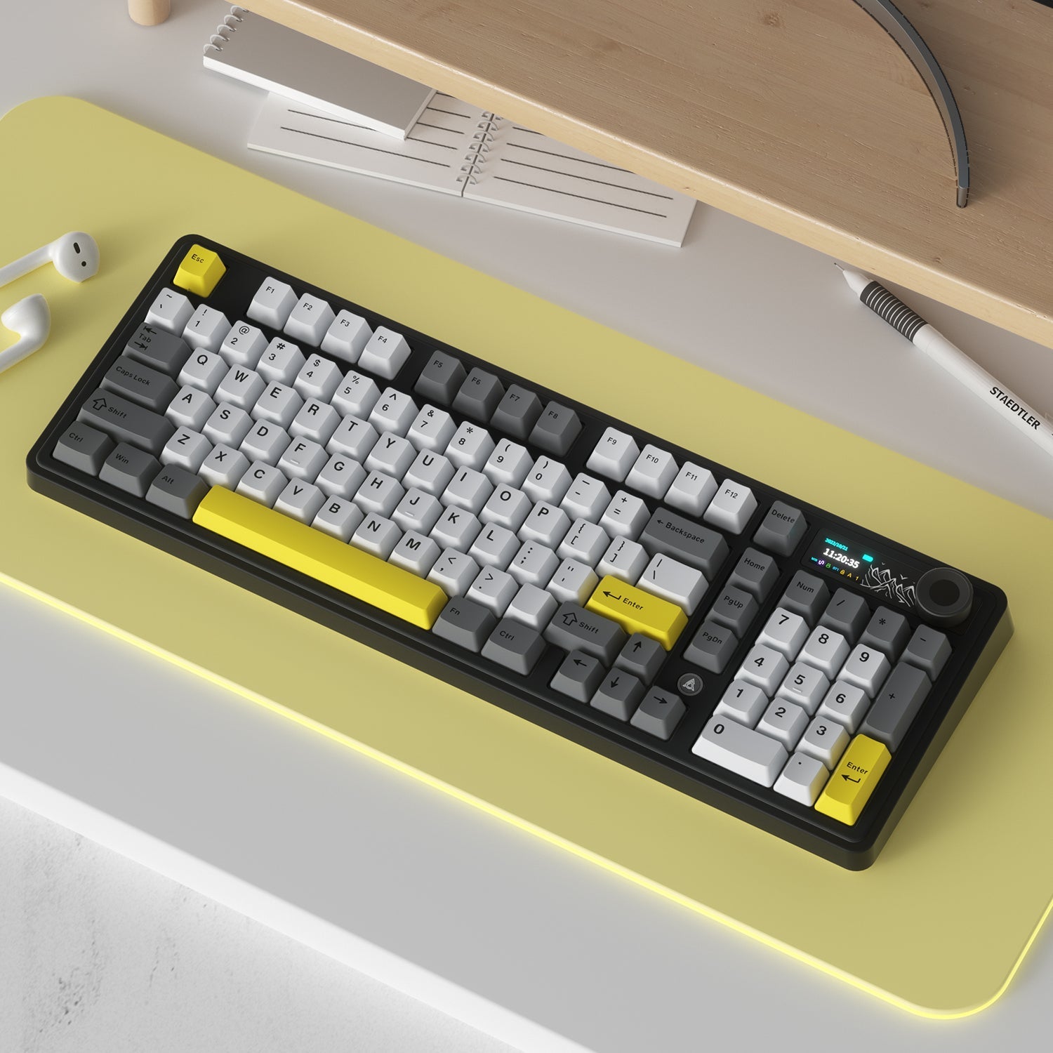 AJAZZ AK980 V2 Full-Size Tri-Mode Mechanical Keyboard