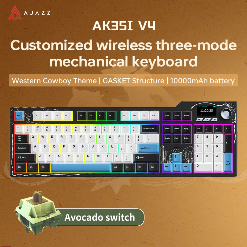 AJAZZ AK35I V4 Full-Size Mechanical Keyboard