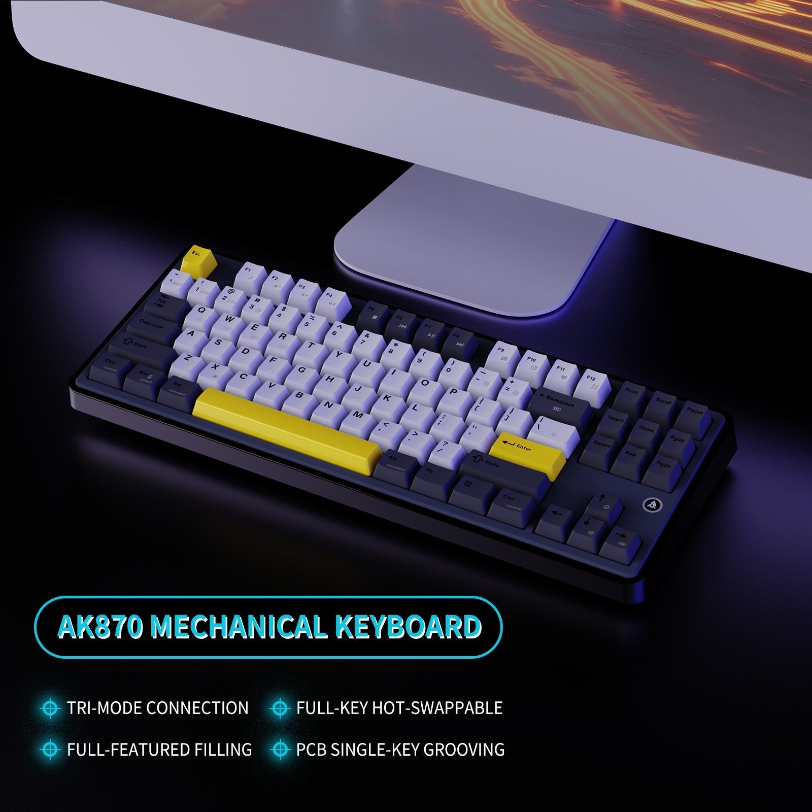 AJAZZ AK870 Series Mechanical Keyboard