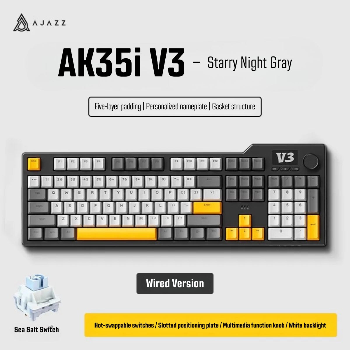 AJAZZ AK35I V3 Series Mechanical Keyboard