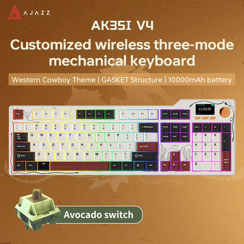 AJAZZ AK35I V4 Full-Size Mechanical Keyboard