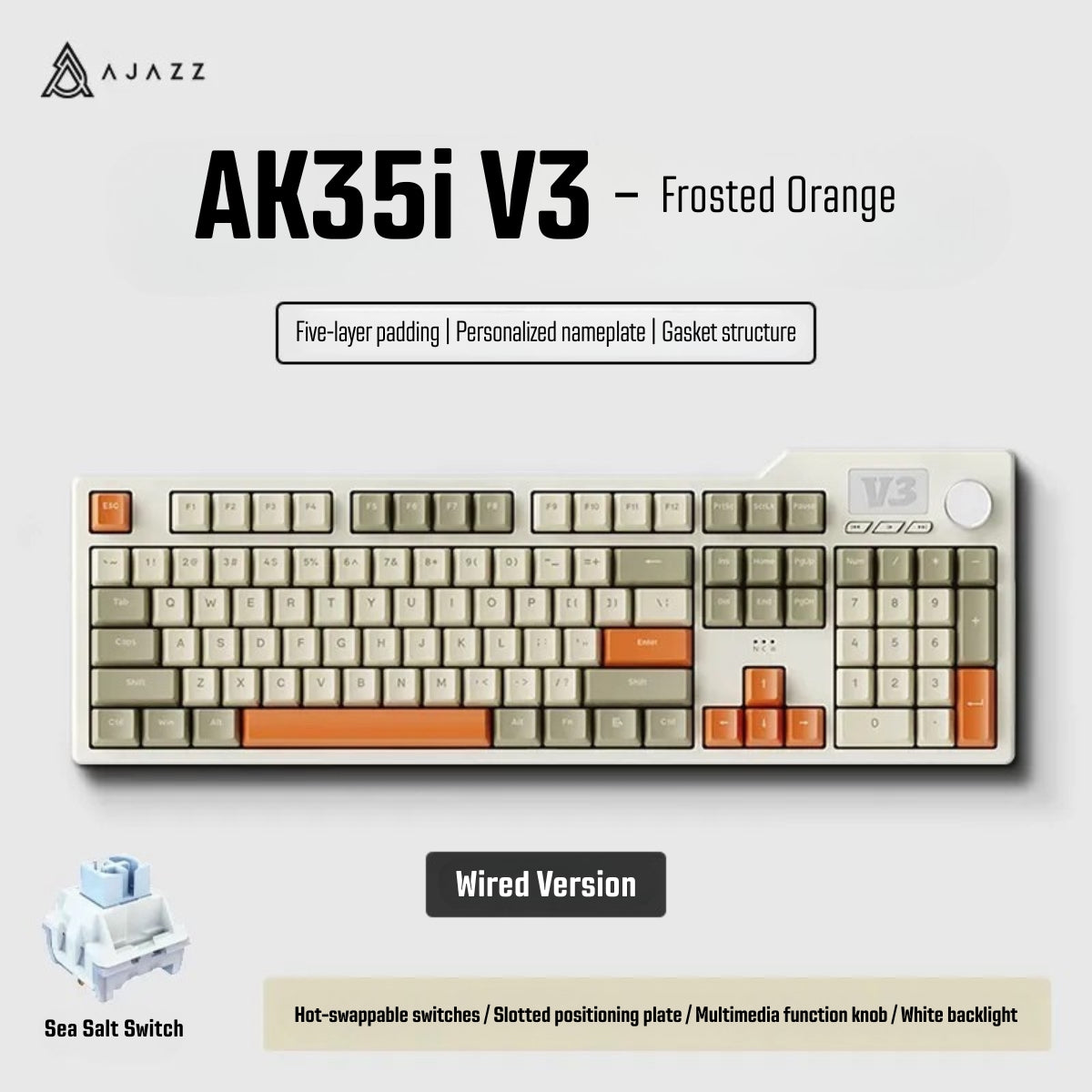 AJAZZ AK35I V3 Series Mechanical Keyboard