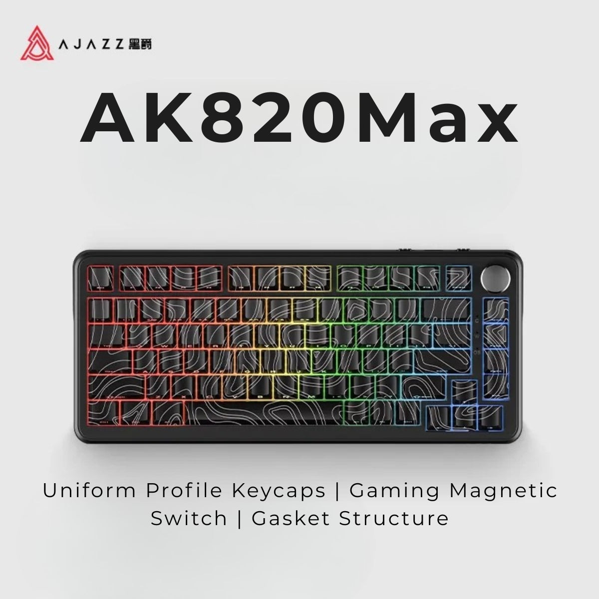 AJAZZ AK820 Pro 75% Layout Wired Mechanical Keyboard