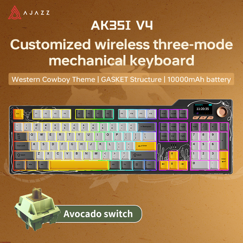 AJAZZ AK35I V4 Full-Size Mechanical Keyboard