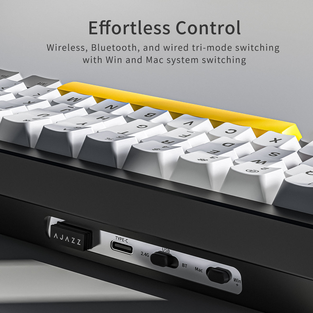 AJAZZ AK650 65% Compact Tri-Mode Mechanical Keyboard