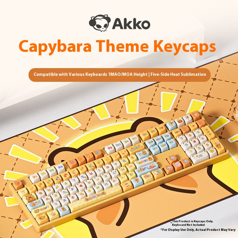 AKKO Capybara Theme Keycap Set