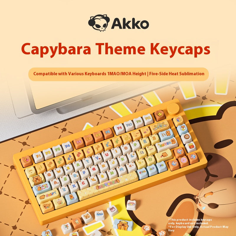 AKKO Capybara Theme Keycap Set