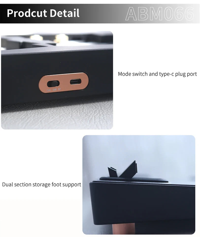 ABM066 Alice-Layout Barebones Mechanical Keyboard Kit