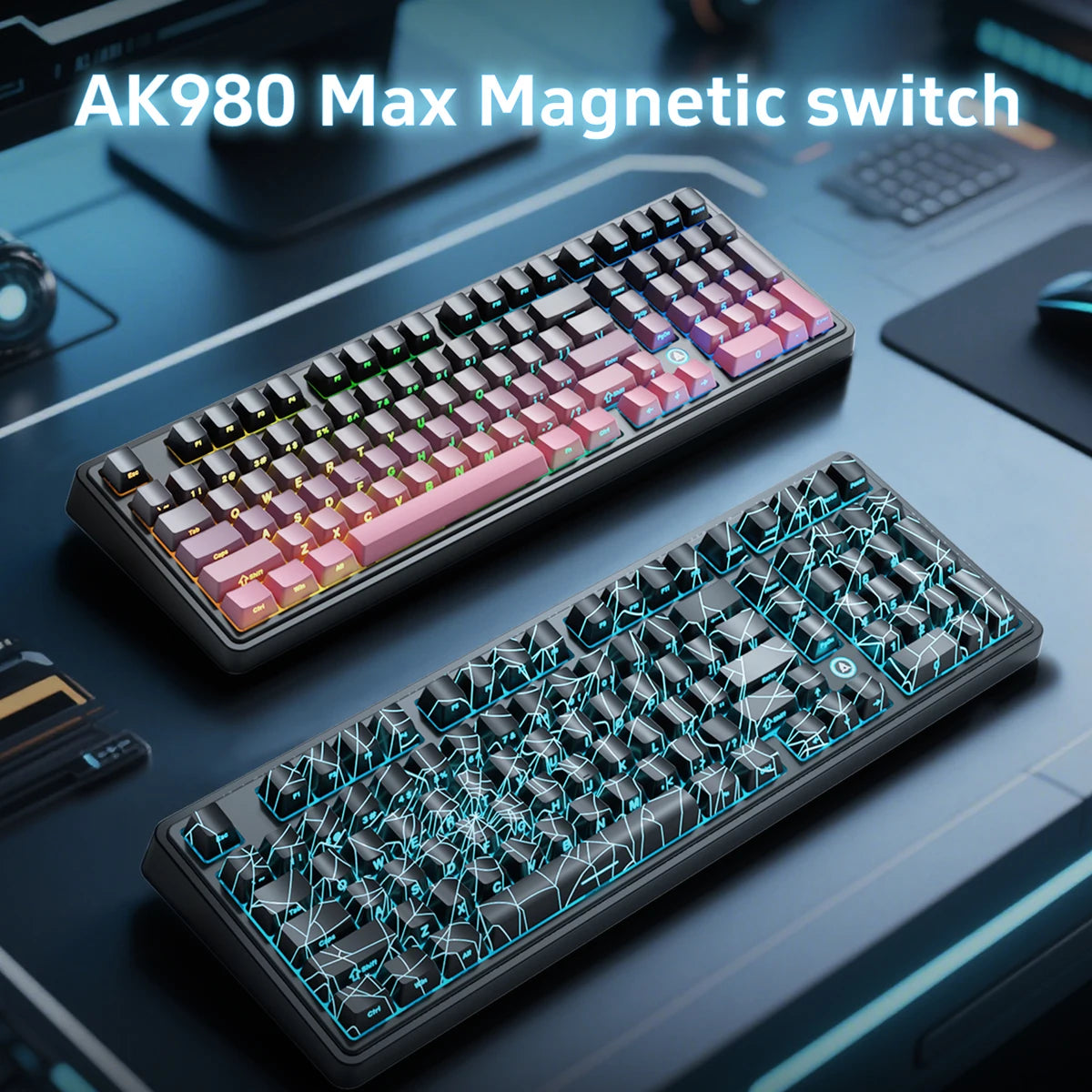 AJAZZ AK980 MAX Wired Full Size Mechanical Keyboard