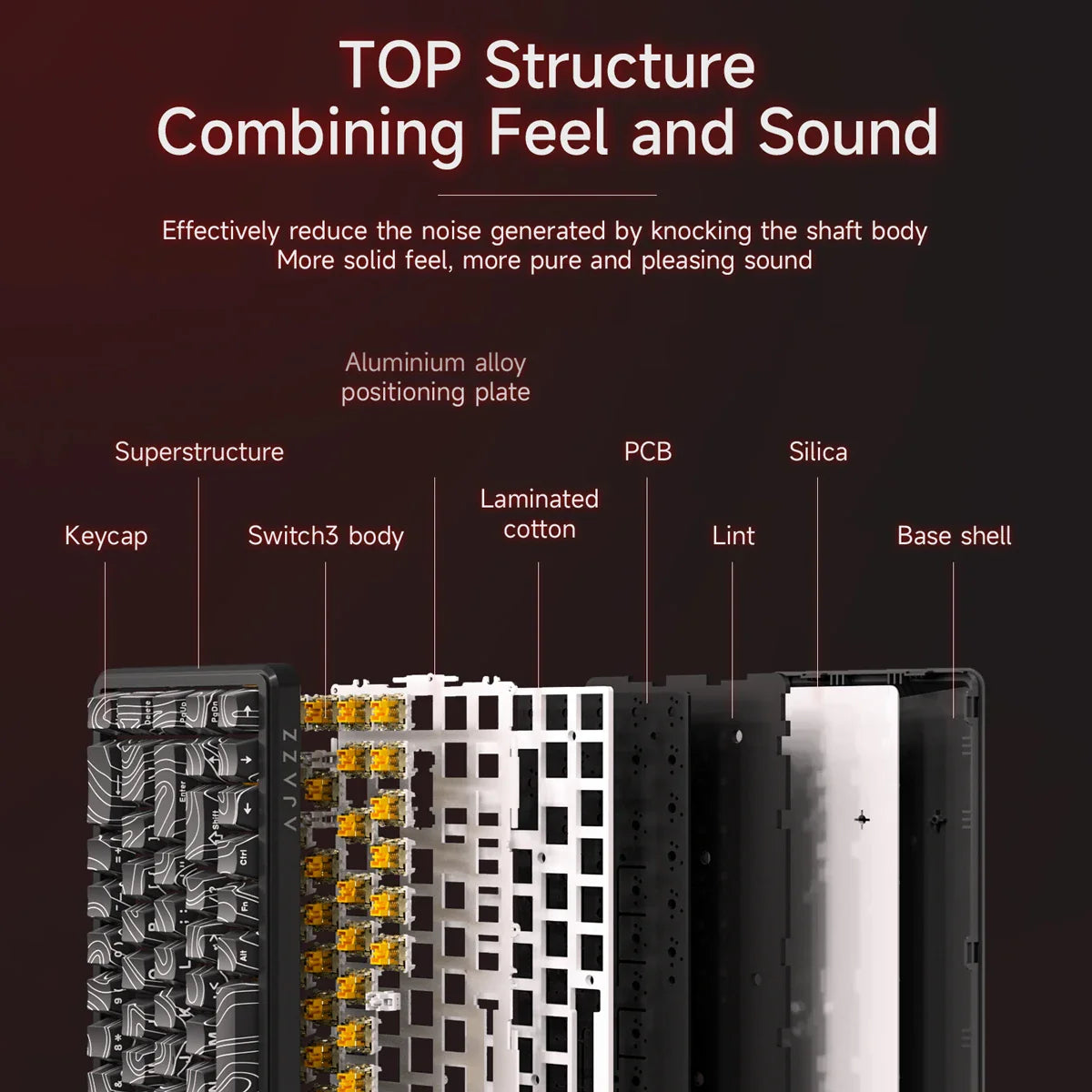 AJAZZ AK680 Series 68% Mechanical Keyboard