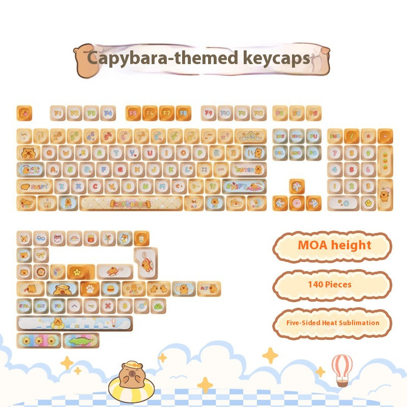 AKKO Capybara Theme Keycap Set